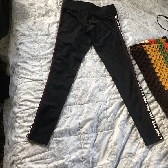 SOLD PINK Victoria’s Secret yoga leggings - Picture 4 of 4